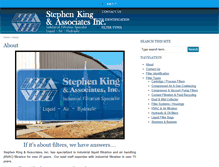 Tablet Screenshot of king-filters.com